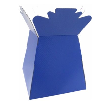 Picture of BOUQUET BOX GLOSSY ROYAL BLUE X 30pcs`
